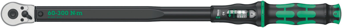 WERA Drehmomentschlüssel Click-Torque A 5 1/4 Zoll 2,5-25 Nm mit hör- und fühlbarem Auslösesignal