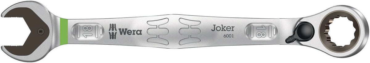 WERA Maulringratschenschlüssel Joker SW 10 mm – 80 Zähne, Haltefunktion, 159 mm
