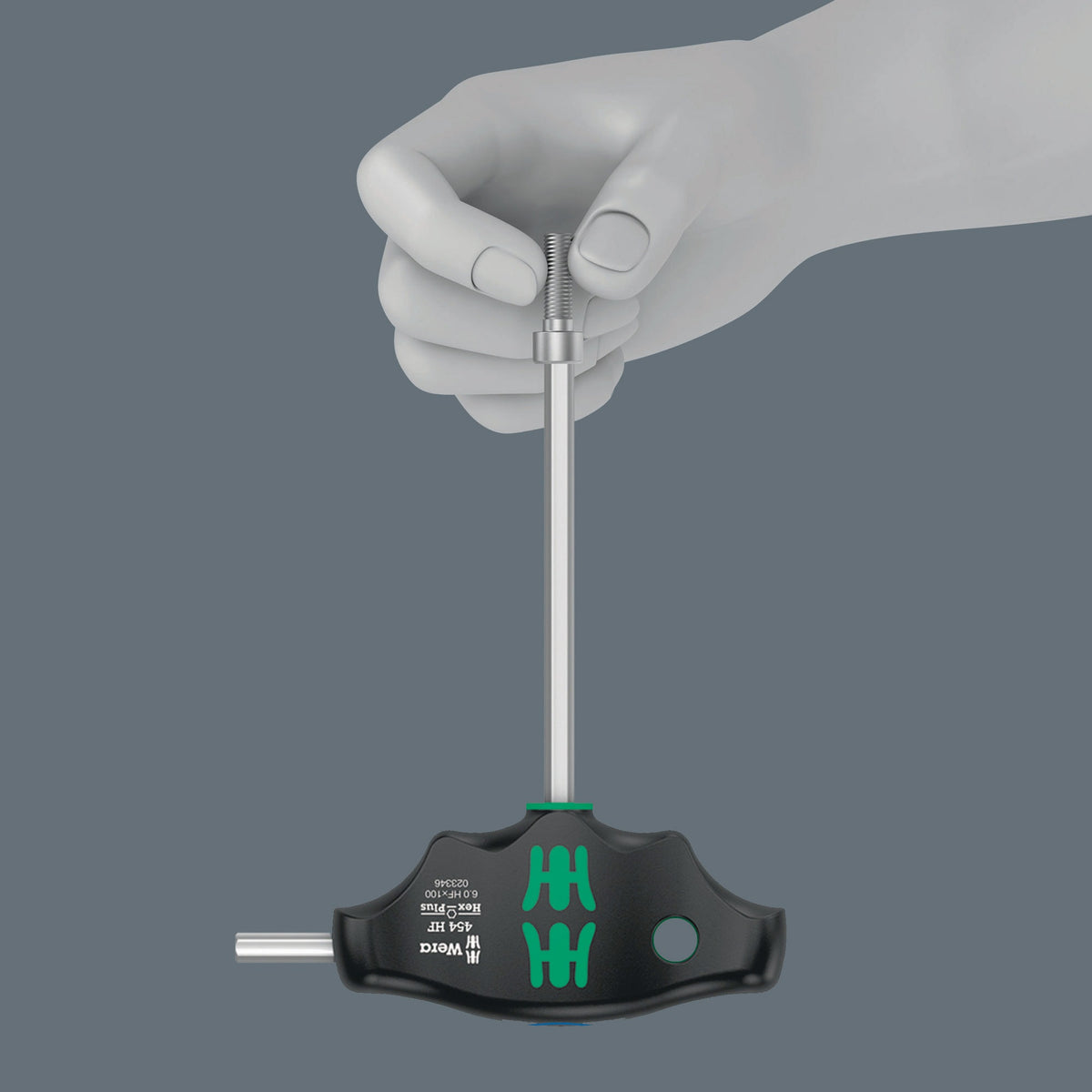 Wera Sechskantschraubendreher 454 HF SW 3mm Quergriff Hex-Plus mit Haltefunktion