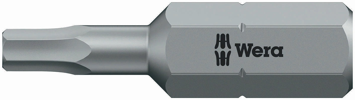 Wera Bit 840/4 Z Hex-Plus SW4 mm – Zähharter Sechskant-Bit für Innensechskantschrauben, 50 mm