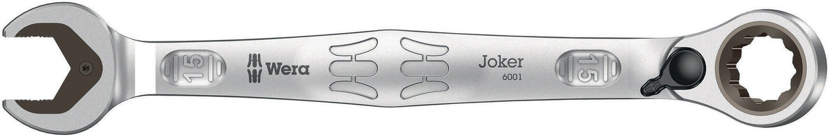 WERA Maulringratschenschlüssel Joker SW 10 mm – 80 Zähne, Haltefunktion, 159 mm