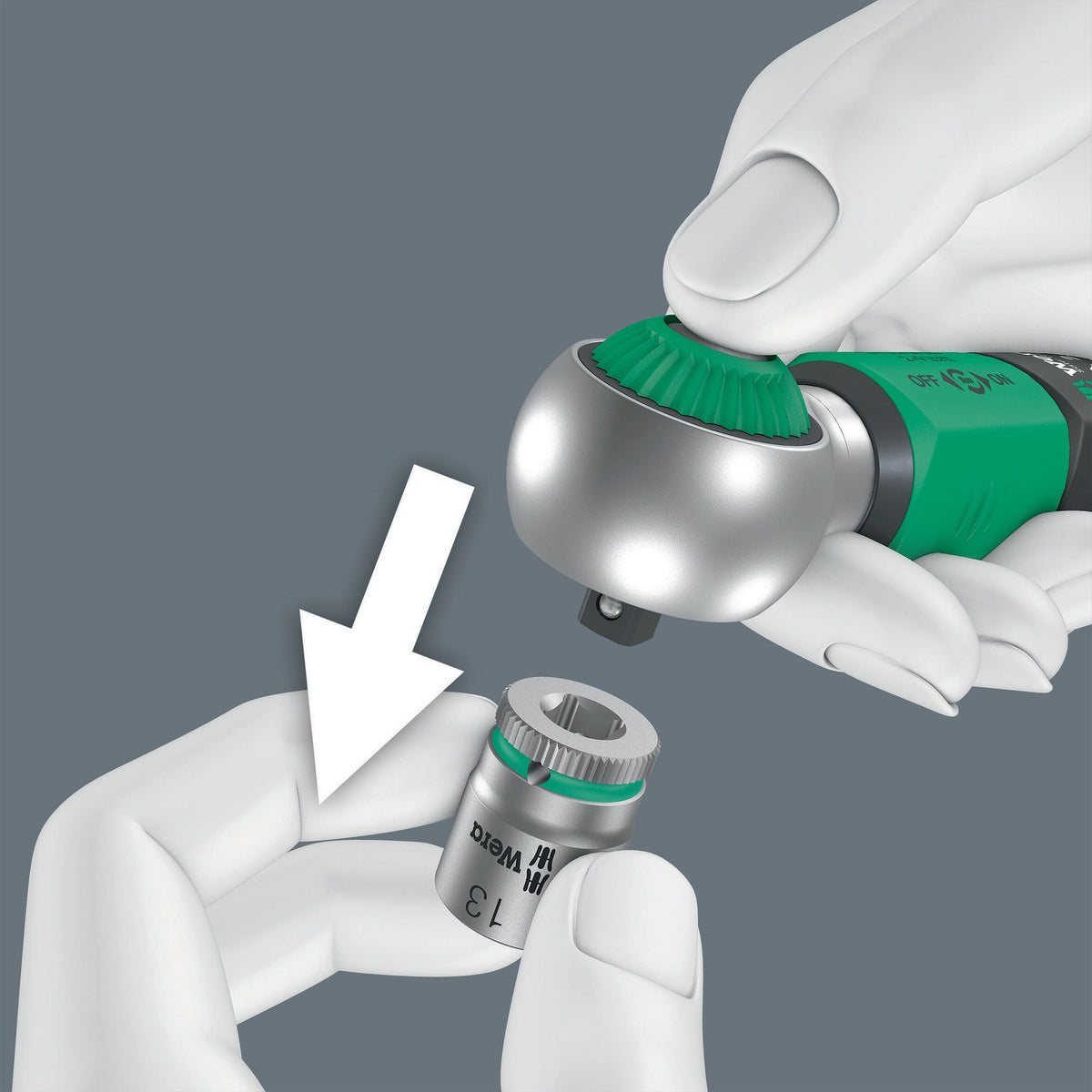 WERA Safe-Torque A 1 Drehmomentschlüssel 1/4 Zoll 2-12 Nm mit Torque Lock Funktion