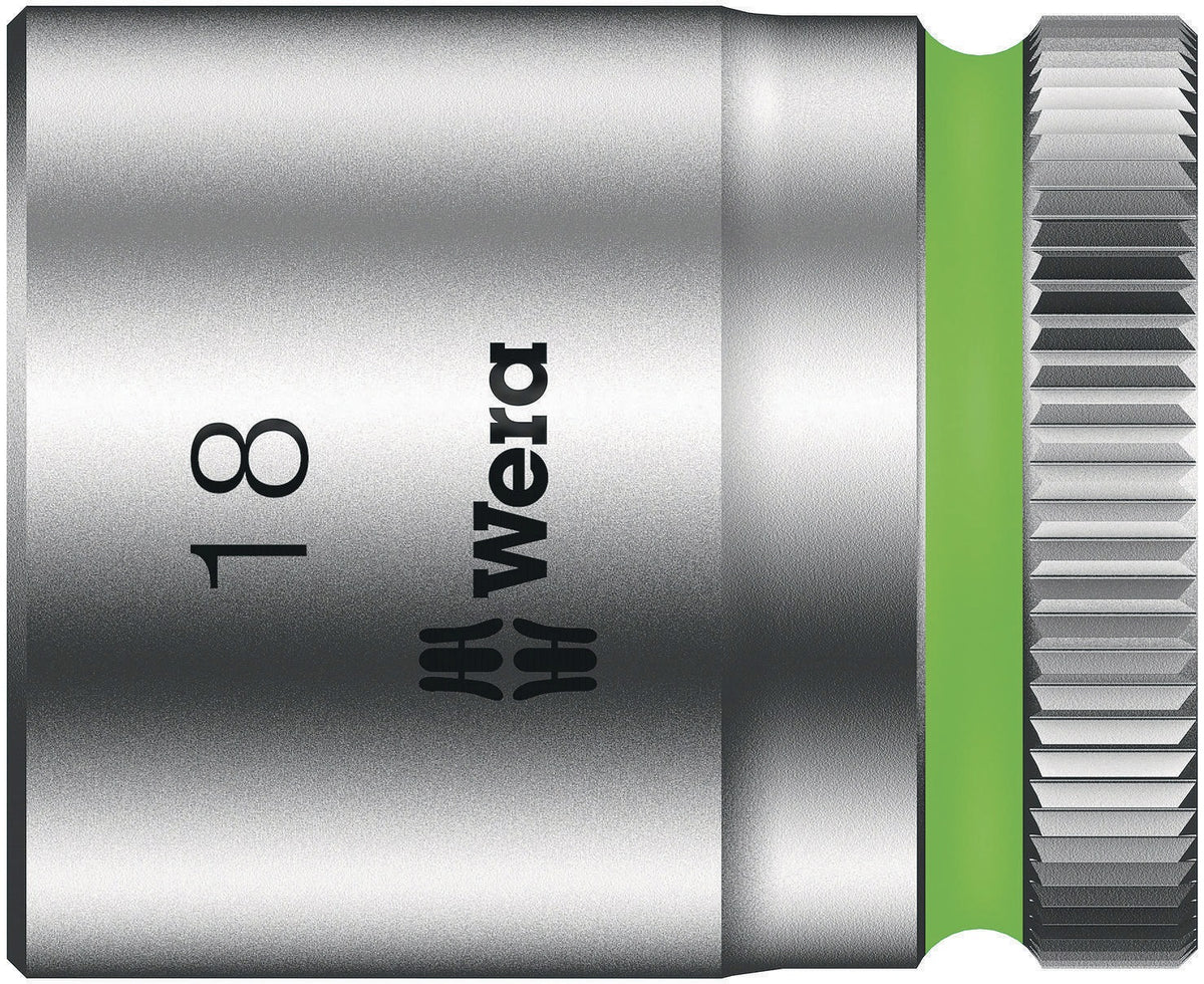 WERA Steckschlüsseleinsatz 8790 HMB Außen-6-kant 3/8 Zoll SW 11 mm mit Take it easy Farbkennzeichnung