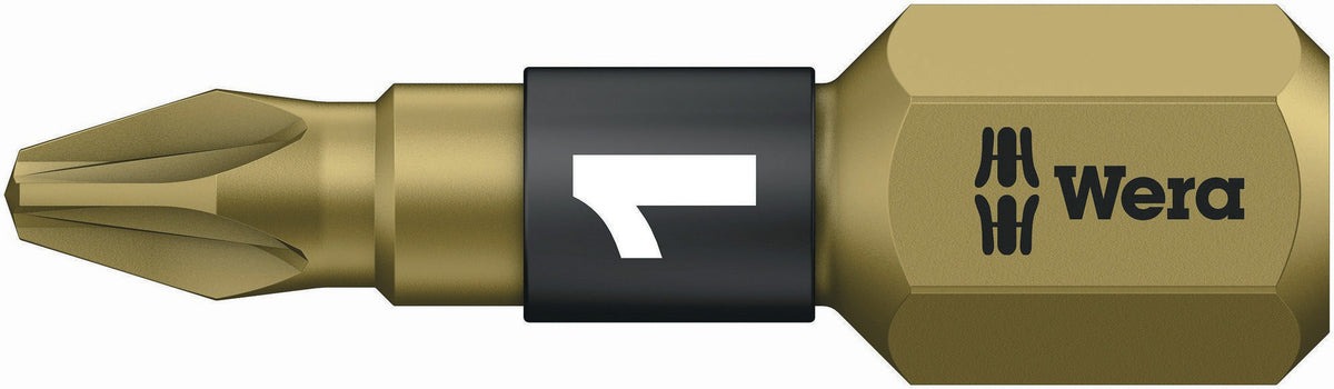 WERA Bit 851/1 BTH PH 1, 1/4 Zoll, BiTorsion, extrahart, 25 mm, 10er-Pack
