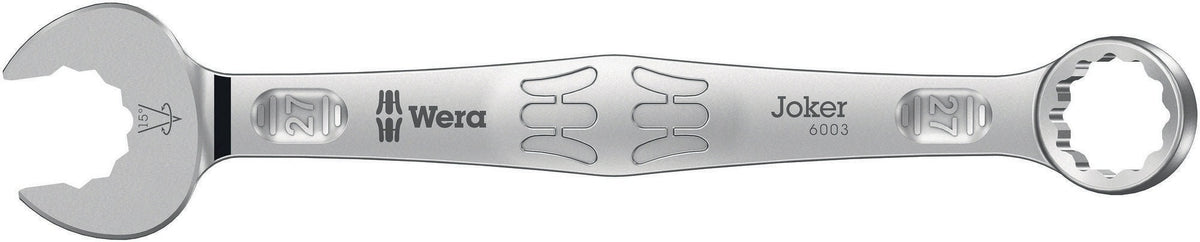 WERA Ringmaulschlüssel 6003 Joker SW 8 mm – Form A, legierter Werkzeugstahl, 15° Rückholwinkel
