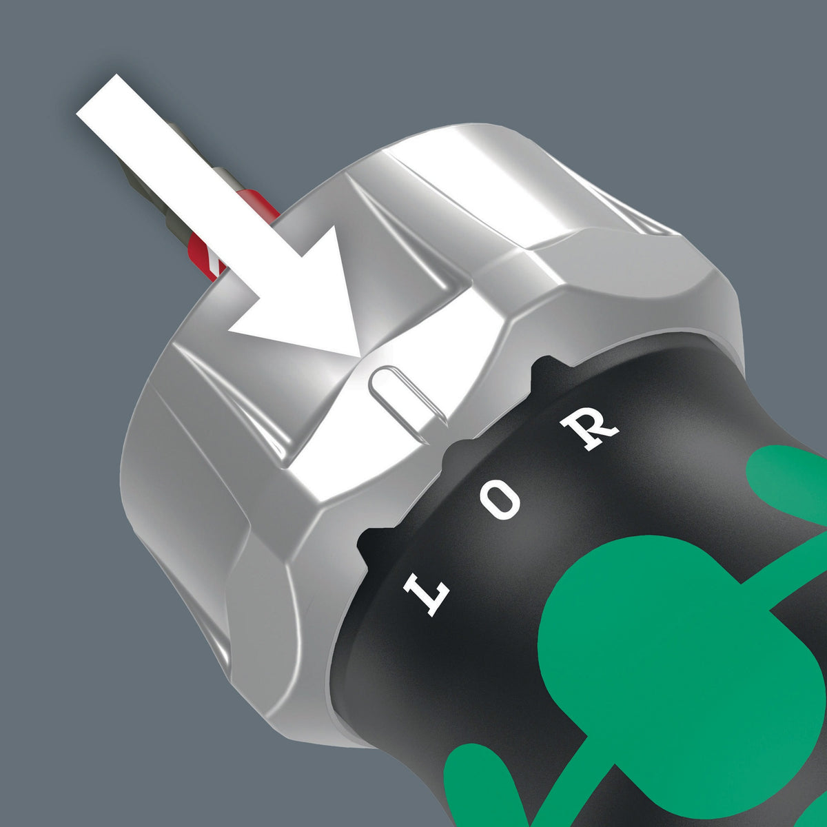 WERA Magazinbithalter KK Stubby mit 6 BiTorsion Bits, Ratschenfunktion und Bit-Magazin