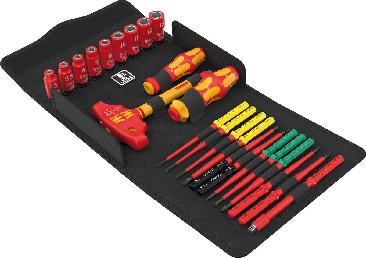 WERA Kraftform Kompakt VDE 24 Allrounder 1 Schraubendrehersatz 25-teilig VDE-geprüft