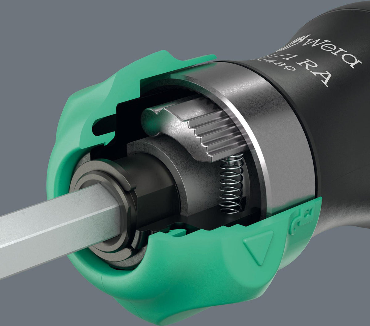 WERA Magazinbithalter Kraftform Kompakt 28 RA 6-tlg. mit integrierter Ratschenfunktion