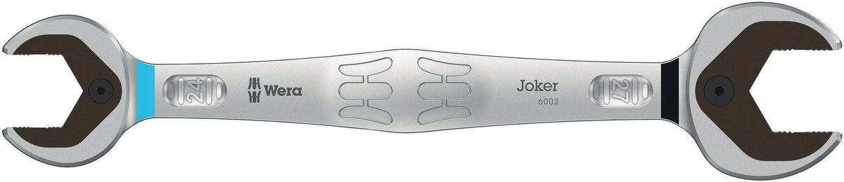 WERA Doppelmaulschlüssel 6002 Joker 10x13 mm – matt verchromt mit Haltefunktion