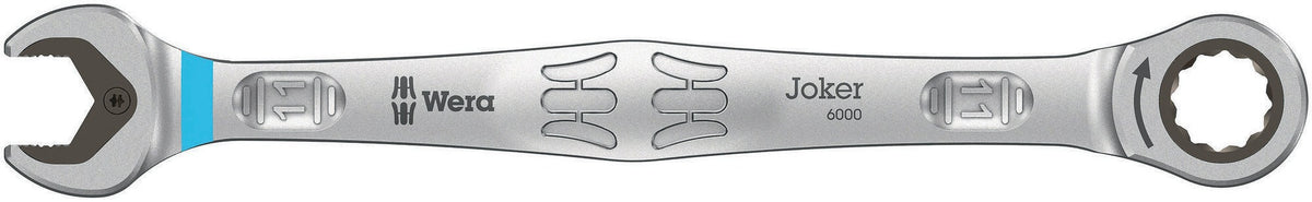 WERA Maulringratschenschlüssel Joker SW 10 mm – 80 Zähne, Haltefunktion, 159 mm