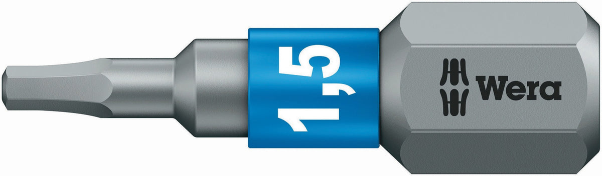 Wera Bit 840/1 BTZ Hex-Plus Innen-6-kant SW2,5mm, 1/4 Zoll Antrieb, 10er-Pack