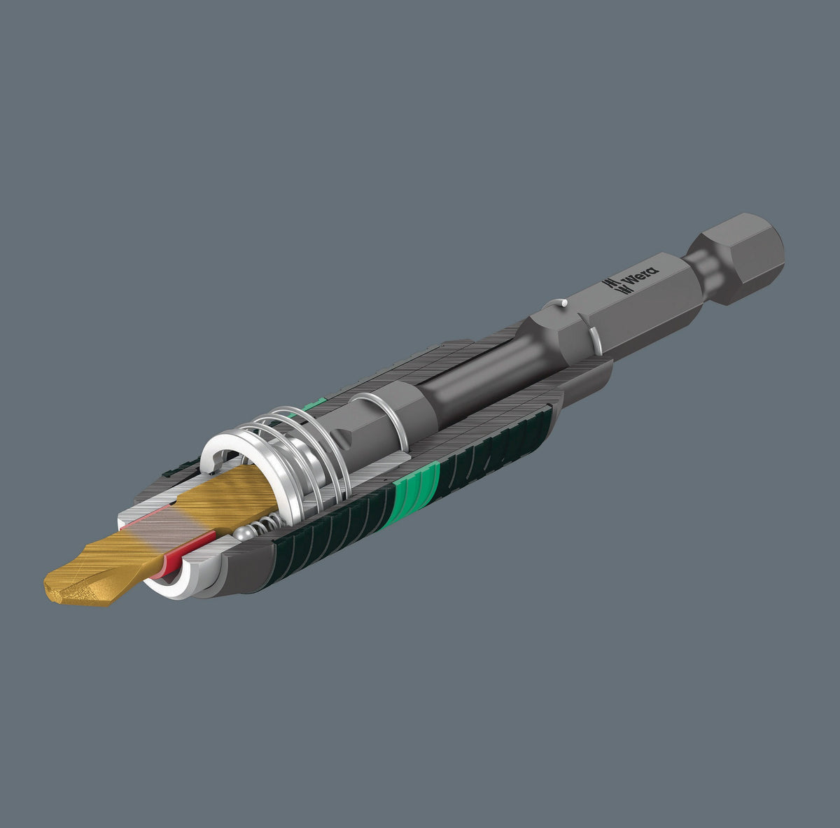 Wera Bit 840/1 BTZ Hex-Plus Innen-6-kant SW2,5mm, 1/4 Zoll Antrieb, 10er-Pack