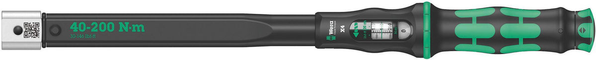 WERA Drehmomentschlüssel Click-Torque X 1, 2,5-25 Nm, 9x12 mm, automatisch auslösend, ±4 % Genauigkeit