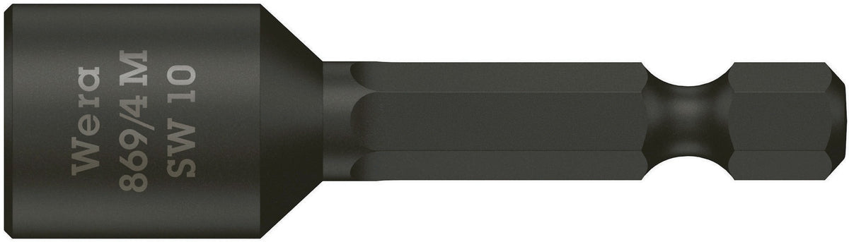 WERA Steckschlüsseleinsatz 869/4M mit 6-Kant-Antrieb SW 5,5 mm, 50 mm, Magnet