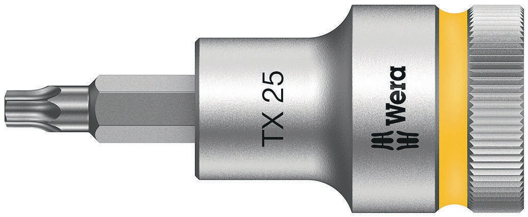 WERA Steckschlüsseleinsatz 8767 C HF TORX® 1/2 Zoll T20, 140 mm, mit Haltefunktion