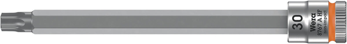 WERA Steckschlüsseleinsatz 8767 A HF TORX® 1/4 Zoll T10, 28 mm, mit Haltefunktion