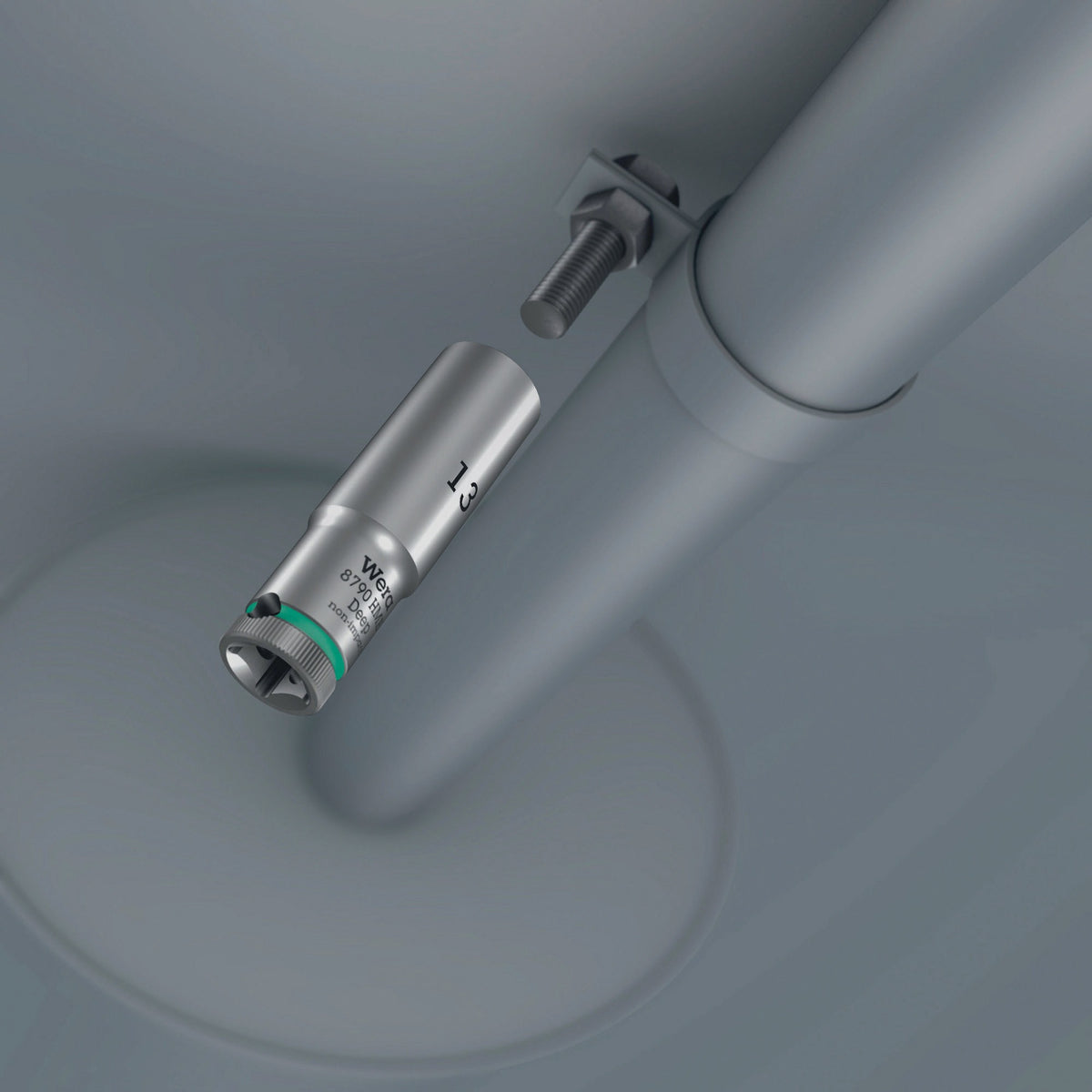 Wera Steckschlüsseleinsatz 8790 HMC Deep 6-kant SW11mm 1/2 Zoll CrV Länge 83mm
