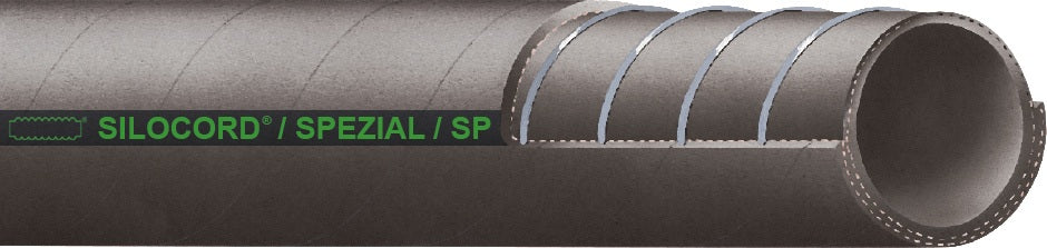 TEGUMA Saugschlauch SILOCORD®/SPEZIAL/SP ID 76,0mm L.40m – Hochabriebfester Silo Saug- und Druckschlauch