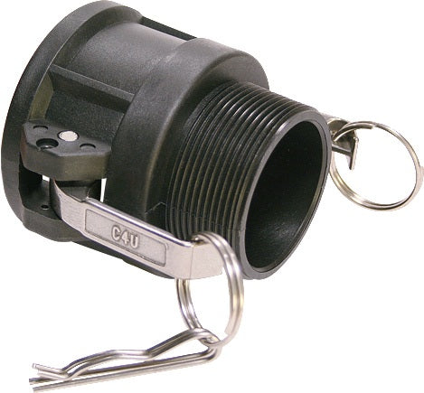 TEGUMA Hebelarmkupplung Kamlok Typ B PP 20,95 mm 1/2 Zoll