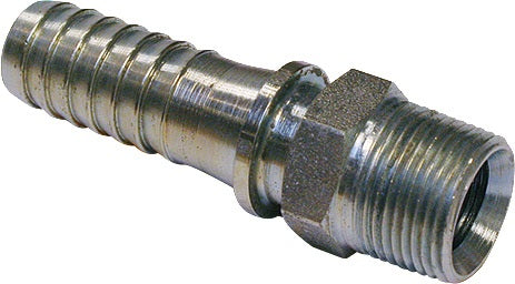 TEGUMA Dampfschlaucharmatur Boss – Verzinkter Stahl/Stahlguss, 19 mm, AG 3/4 Zoll
