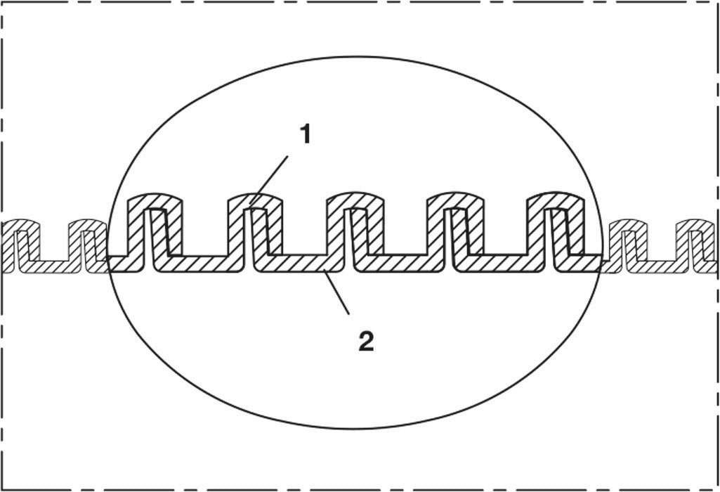 NORRES Staubsaugerschlauch ID 25mm AD 32,20mm – Antistatisch, 30m, EVA