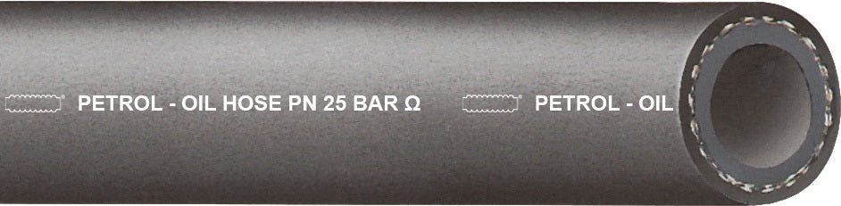 Öl- und Benzinschlauch PETROL-OIL TEGUMA 6 mm x 14 mm, 50 m – NBR, 25 bar