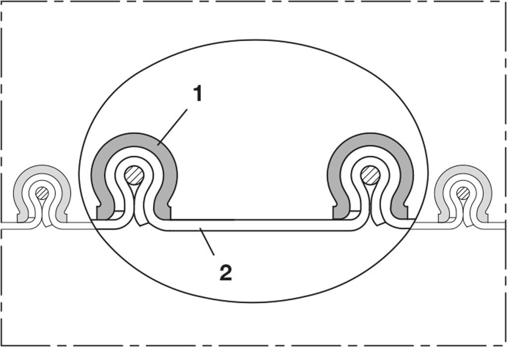 NORRES PVC-Saugschlauch ID 100-102 mm, AD 112 mm, 6 m – Flexibler Absaug- und Förderschlauch