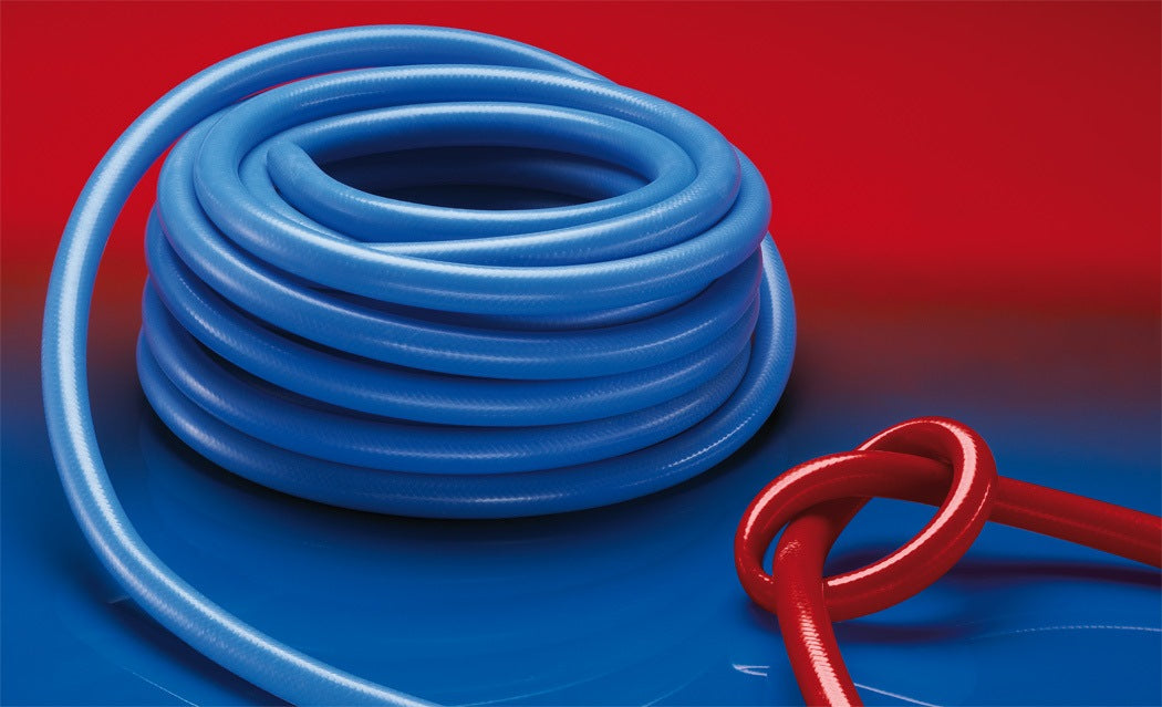 NORRES NORFLEX Silikonschlauch 10 mm ID, 25 m, gewebeverstärkt, lebensmittelecht