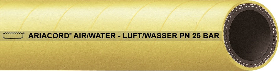 TEGUMA ARIACORD®/YELLOW Pressluft-/Wasserschlauch 32 mm ID, 40 m, Gelb