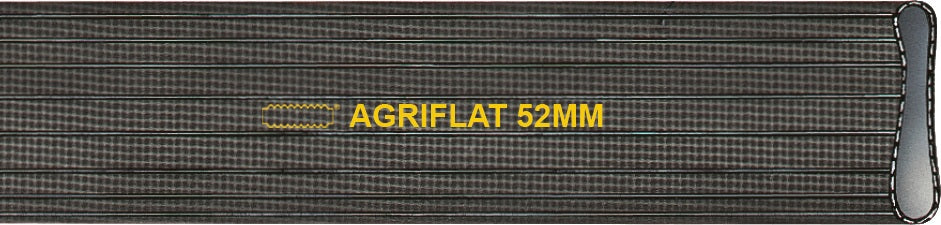 TEGUMA AGRIFLAT Wasserschlauch 100 m, ID 20 mm, AD 24 mm, flach aufrollbar, extrem belastbar