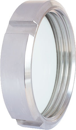TEGUMA Milchrohrverschraubung Endkappe aus Edelstahl 1.4301, Nenngröße 25 mm, DIN 11851