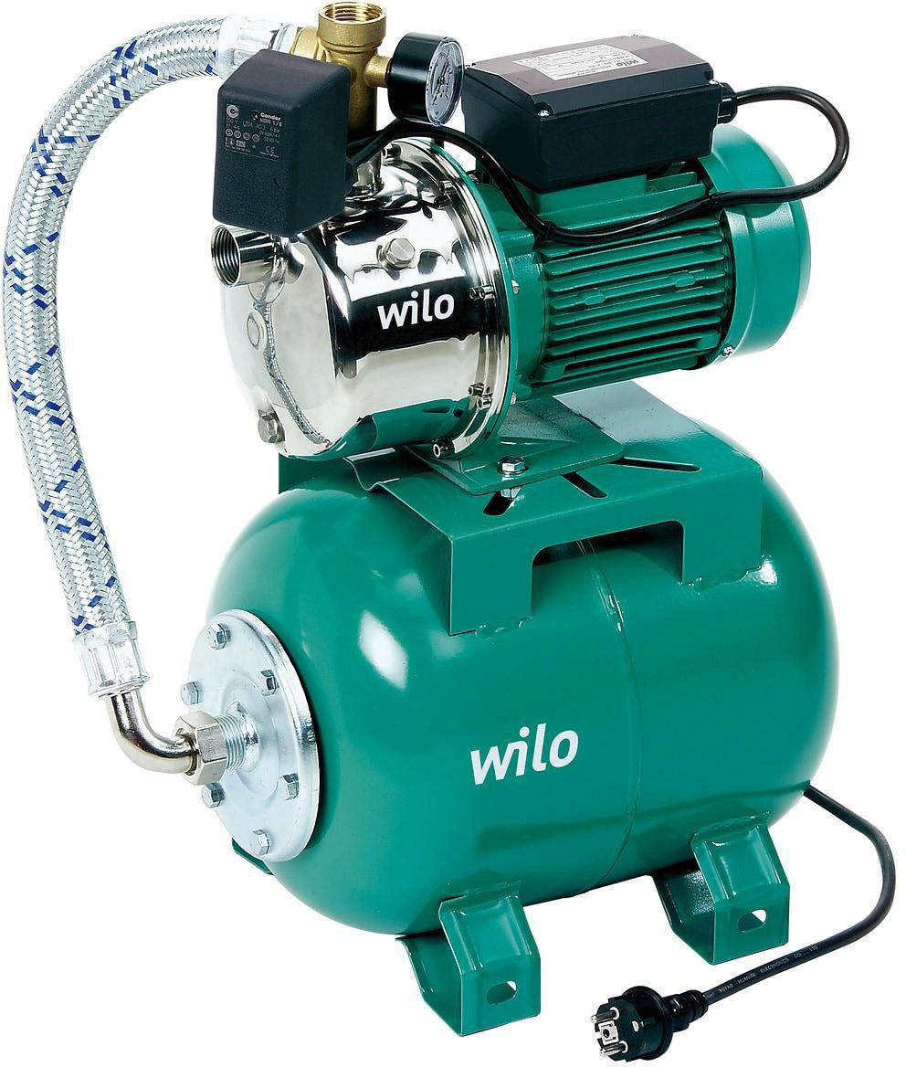 Wilo Hochdruck-Kreiselpumpe Jet HWJ 20 L 202 – 0,55 kW, IE2, Edelstahl, 6 bar