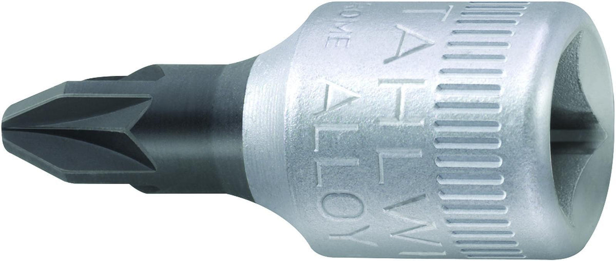 STAHLWILLE Steckschlüsseleinsatz 44 PZ 1/4 Zoll PZD 1 Länge 28 mm – Chrom-Alloy-Stahl