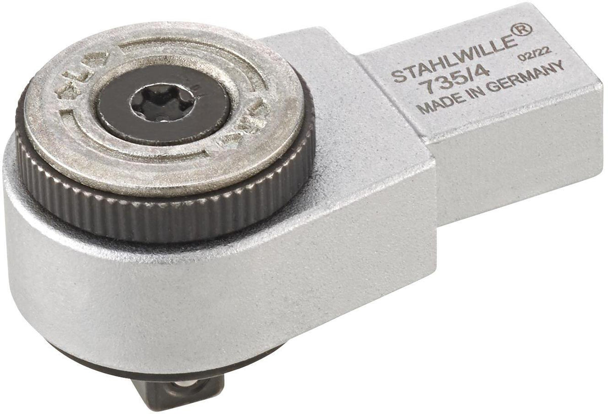 STAHLWILLE Einsteckumschaltknarre 735/5 3/8 Zoll 9x12mm Chrom-Alloy-Stahl