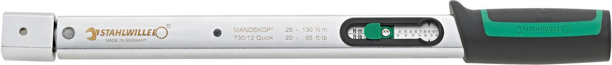 STAHLWILLE Drehmomentschlüssel 730/5 Quick 6-50 Nm 9x12mm mit Zertifikat