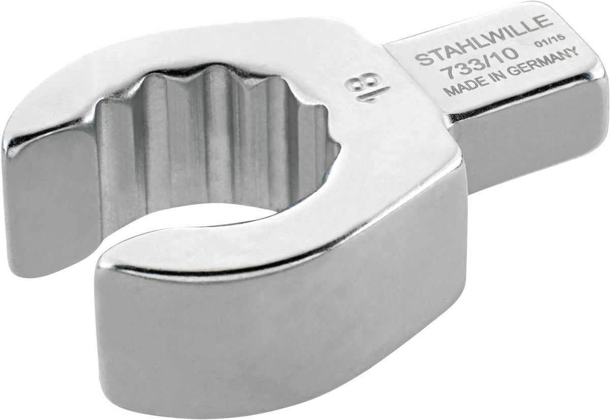 STAHLWILLE Einsteckringschlüssel 733/10 – 10 mm SW, 9x12 mm Aufnahme, Chrom-Alloy-Stahl