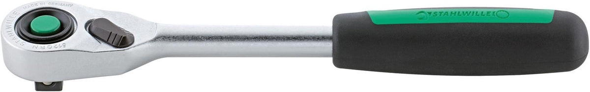 STAHLWILLE Hebelumschaltknarre 512QR N 1/2 Zoll 80 Zähne mit QuickRelease