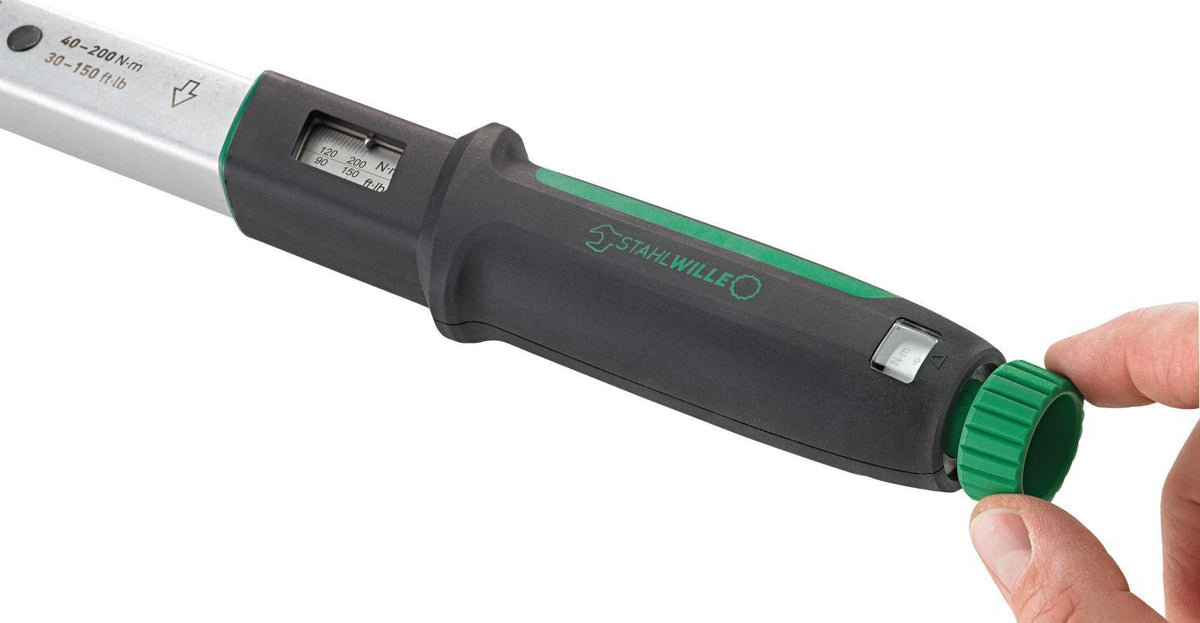 STAHLWILLE Drehmomentschlüssel 750NR/100 3/8 Zoll 20-100 Nm mit Doppel-Stopp-Signal