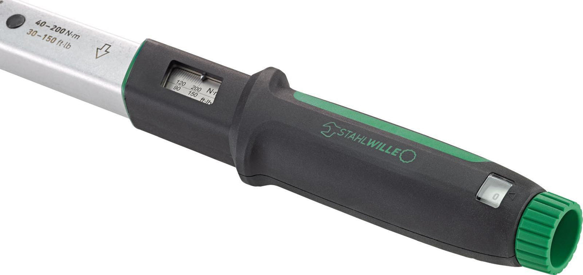 STAHLWILLE Drehmomentschlüssel 750NR/100 3/8 Zoll 20-100 Nm mit Doppel-Stopp-Signal