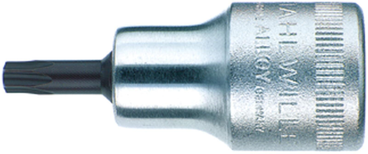 STAHLWILLE Steckschlüsseleinsatz 1/2 Zoll TX T20, 55 mm, Chrom-Alloy-Stahl, verchromt