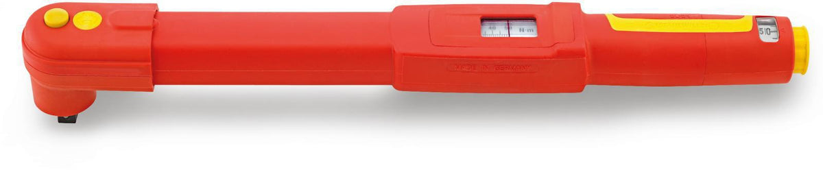 STAHLWILLE Drehmomentschlüssel 730R VDE 3/8 Zoll 4-25 Nm – schutzisoliert, QuickRelease