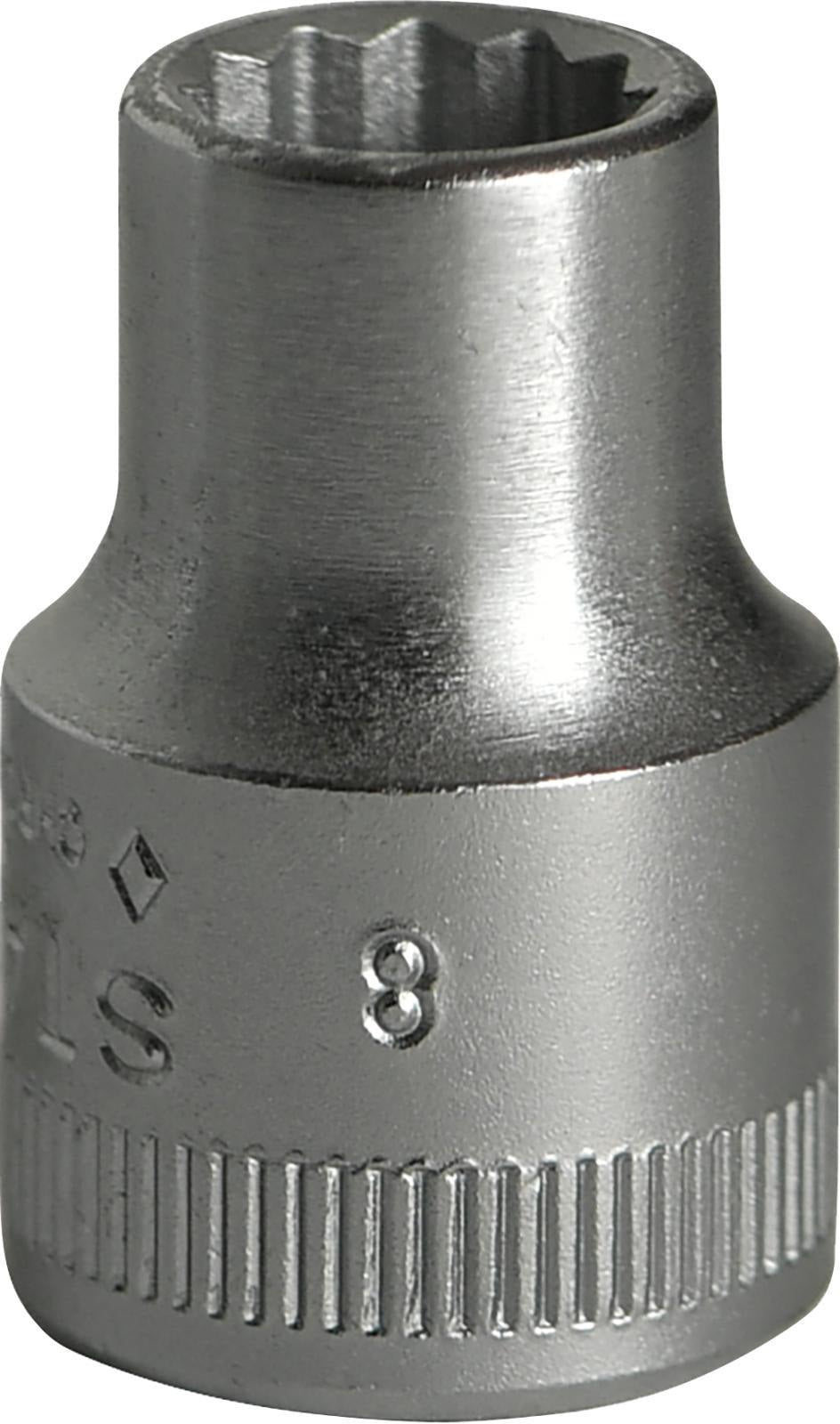 STAHLWILLE Steckschlüsseleinsatz 45 3/8 Zoll 12-kant SW 7 mm – HPQ Hochleistungsstahl