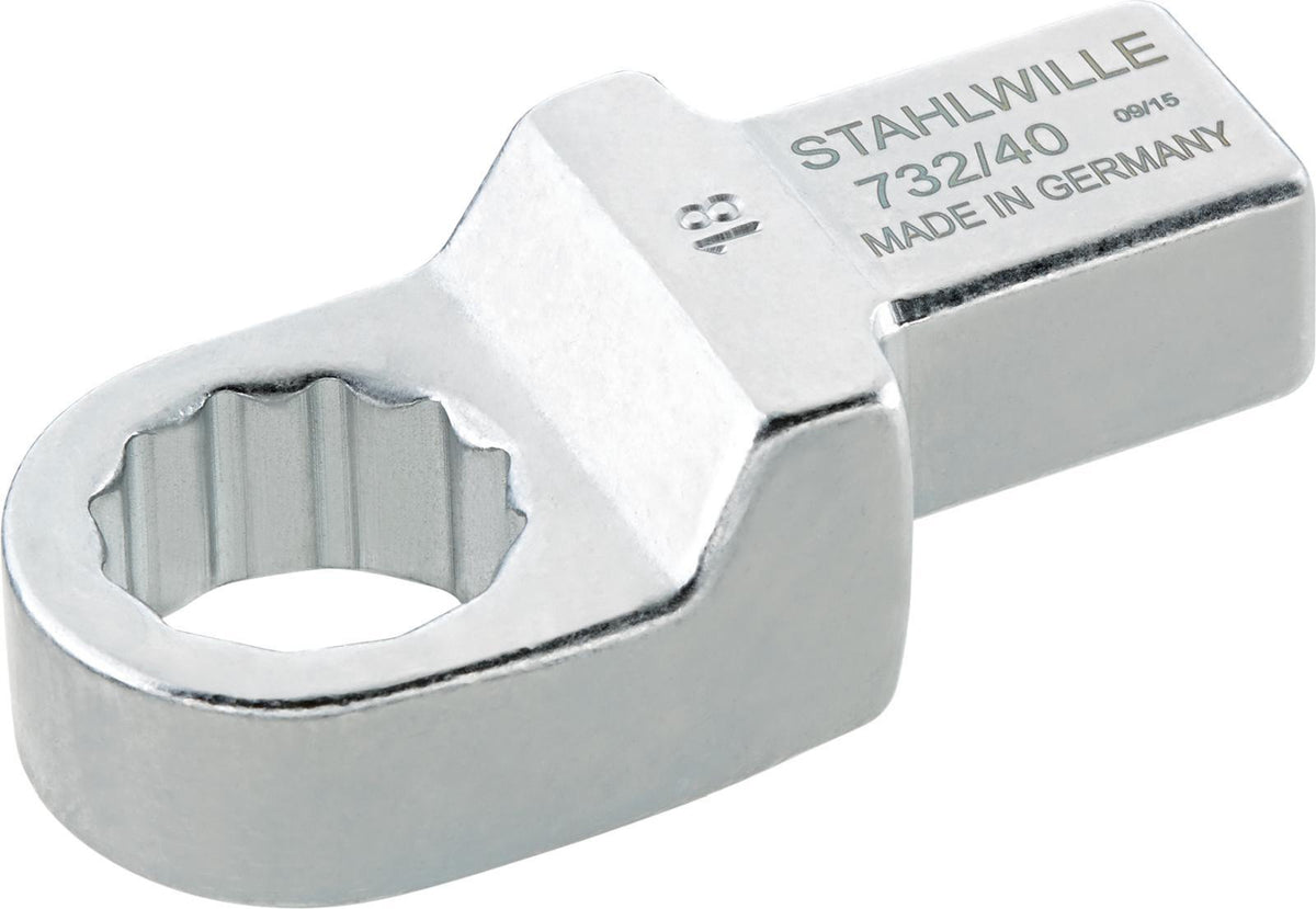 STAHLWILLE Ringeinsteckwerkzeug 732/40 13 SW 13mm 14x18mm Chrom-Alloy-Stahl