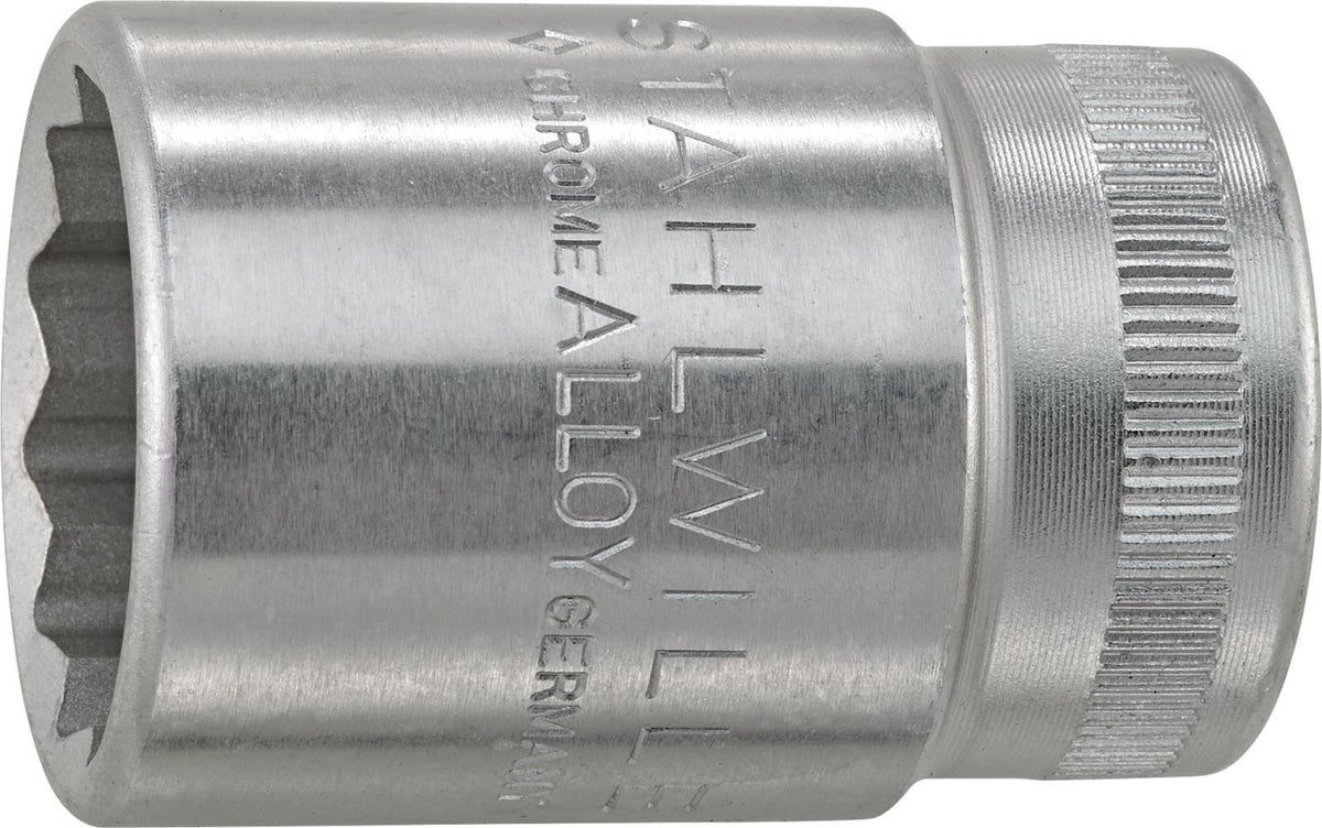 STAHLWILLE Steckschlüsseleinsatz 50 1/2 Zoll 12-kant SW 8 mm Länge 38 mm