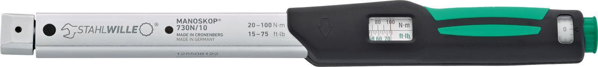 STAHLWILLE Drehmomentschlüssel 730N/2 4-20 Nm 9x12mm mit QuickRelease und Kalibrierzertifikat