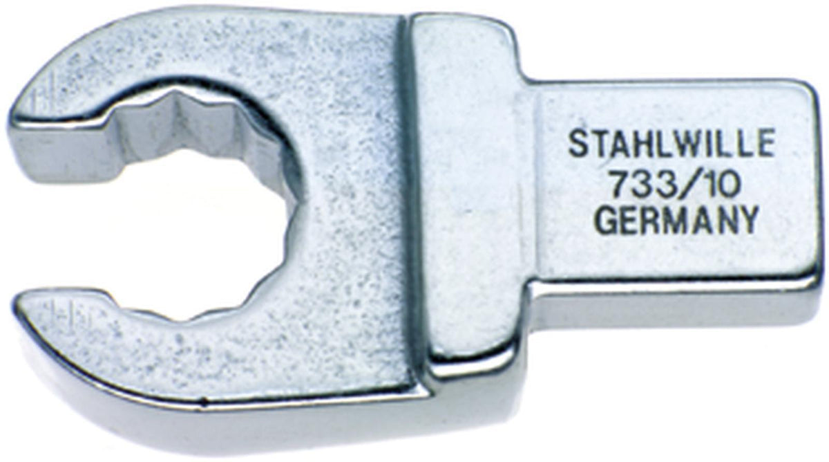 STAHLWILLE Einsteckringschlüssel 733/10 – 10 mm SW, 9x12 mm Aufnahme, Chrom-Alloy-Stahl