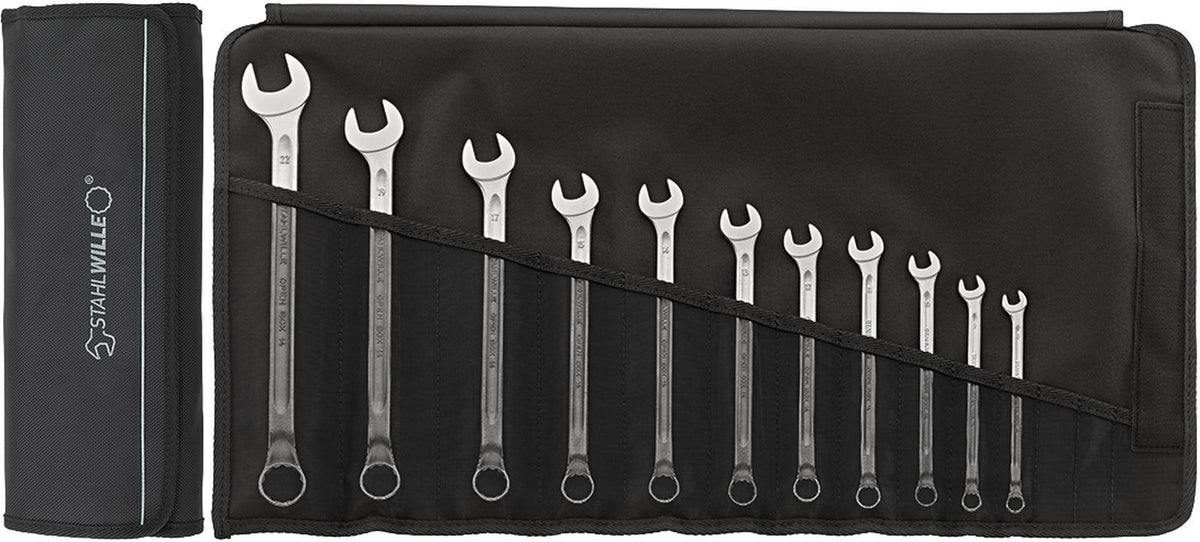 STAHLWILLE Ringmaulschlüsselsatz OPENBOX 14, 15-teilig, SW 6-32 mm, Form B, Chrom-Alloy-Stahl