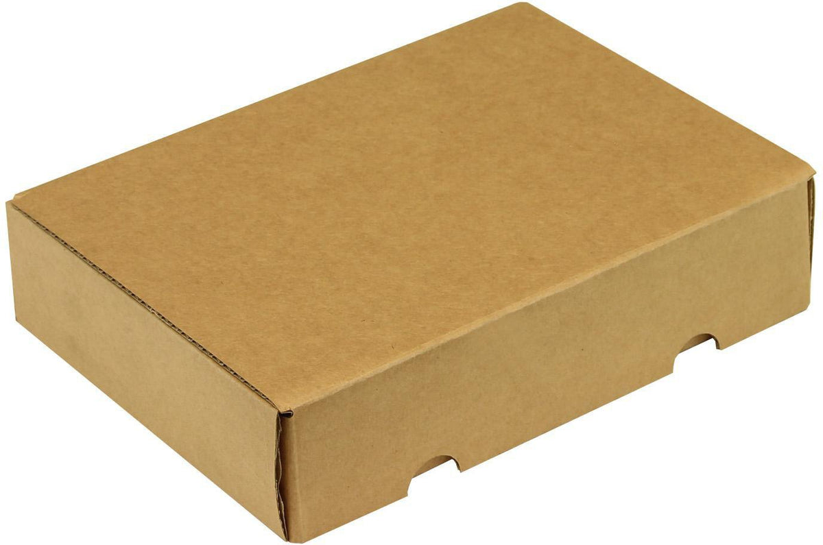 TRANSPAK Klappschachtel 1-wellig A6 159x125x45 mm braun Maxibrief 50 Stück