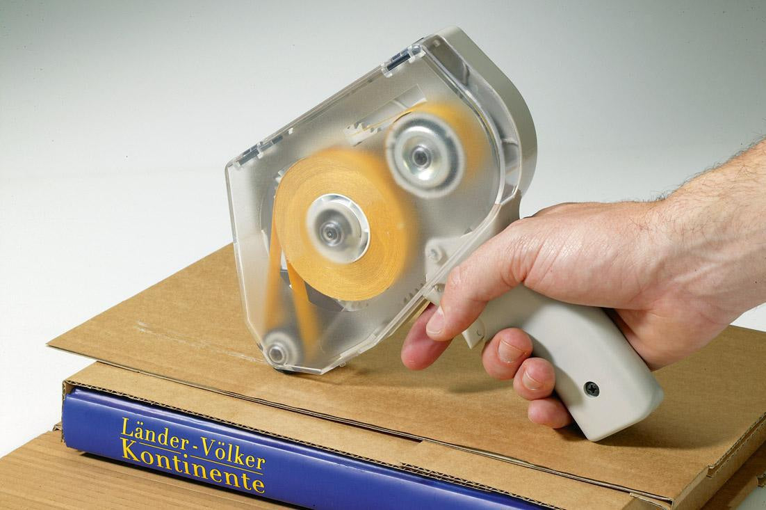 Handabroller für Transferband 12-19 mm TRANSPAK – Sauberes Kleben mit automatischer Wiederaufrollung