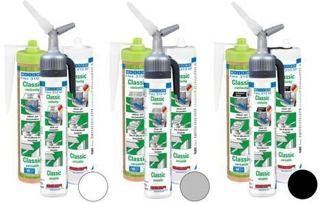 WEICON Flex 310 M® Classic Kleb- und Dichtstoff weiß 310 ml – 12 Stück